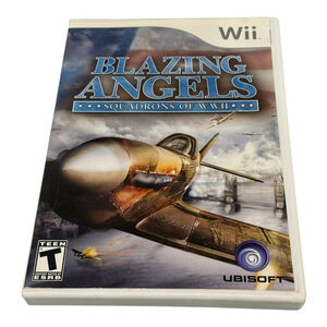 Blazing Angels Squadrons of WWII Nintendo Wii Video Game Complete Tested Ubisoft